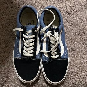 Blue old school vans